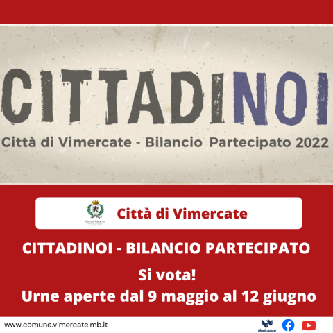 Cittadinoi - Bilancio Partecipato: SI VOTA!