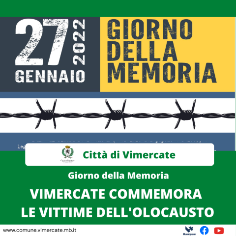 Giorno della Memoria, Vimercate commemora le vittime dell'Olocausto