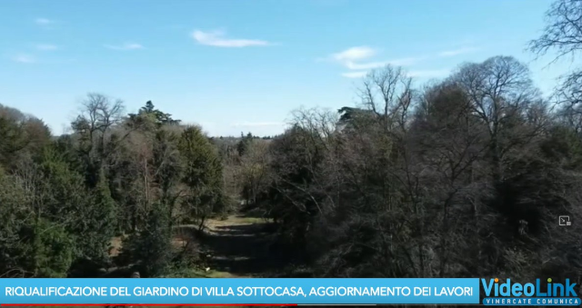 Riqualificazione del giardino di Villa Sottocasa, aggiornamenti dei lavori 